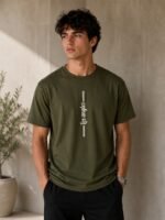 Drop Shoulder Los Angeles Printed T-Shirt - Image 3