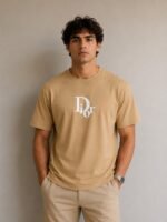 Drop Shoulder Dior Printed T-Shirt - Image 2